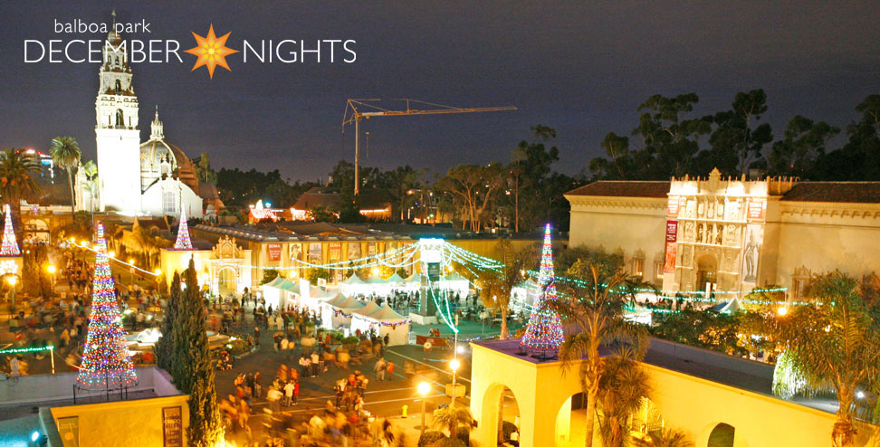 christmas festival at Balboa Park in San Diego California