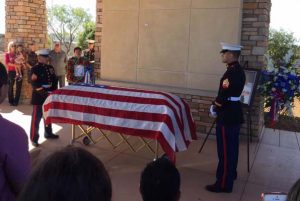 flag drapped casket miramar national cemetery san diego