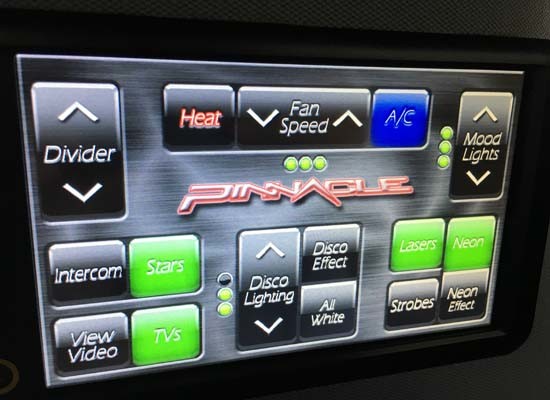 Escalade Limo Environmental Controls