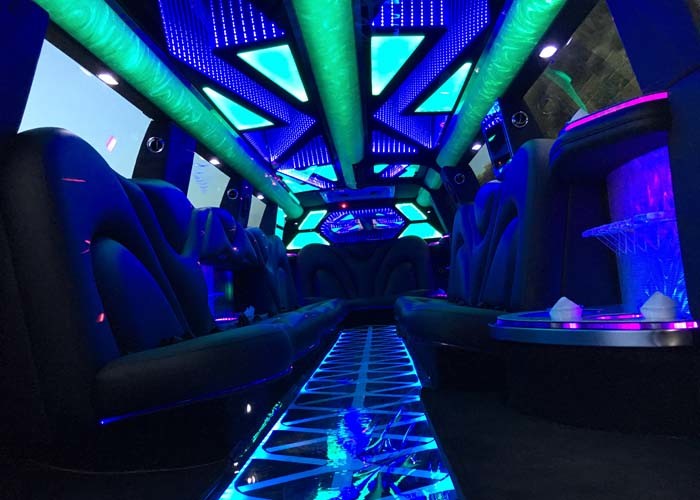 Cadillac Escalade Limo interior 3D Light Show